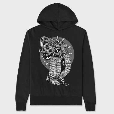 Samurai Boombox, Unisex Men's Hoodie