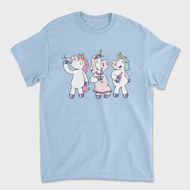 Drunk Unicorns, Unisex Men's T-Shirt