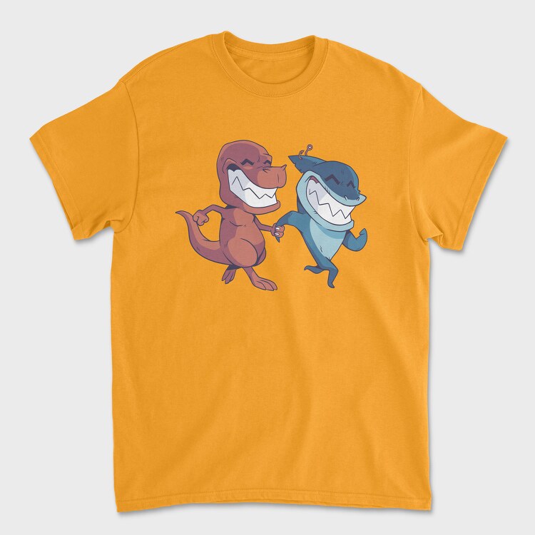 Friends Cartoon, Unisex Men's T-Shirt