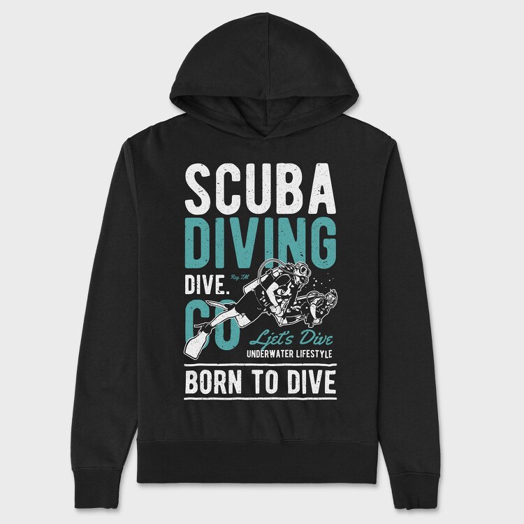 Scuba Diving, Унисекс Мъжко Суичър