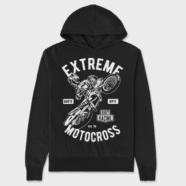 Extreme Motocross, Unisex Men's Hoodie