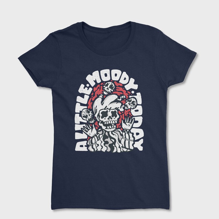 Moody Skeleton, Women's T-Shirt