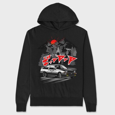 AE86 Touge, Unisex Men's Hoodie