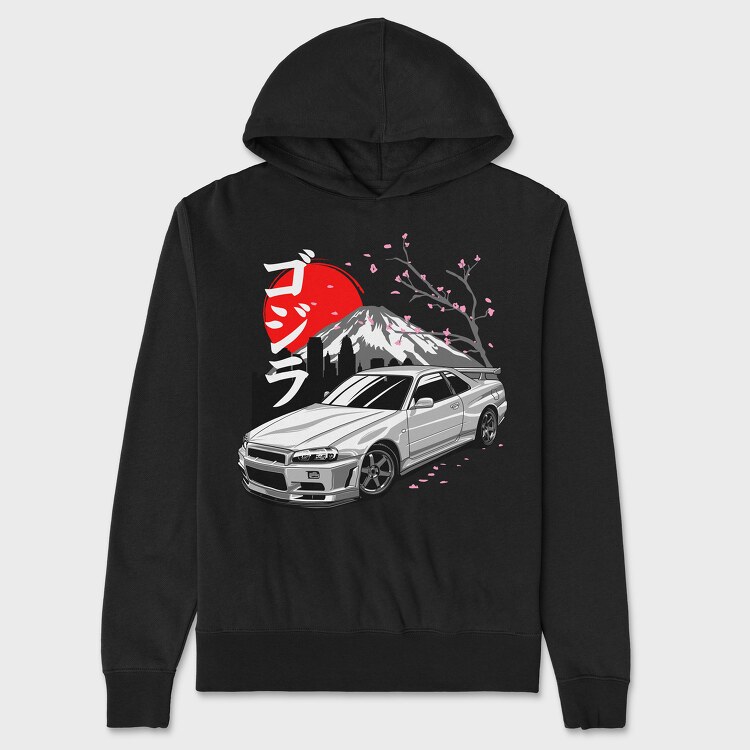 Sakura R34, Unisex Men's Hoodie