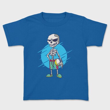 Beach Volley Skull, Kids' T-Shirt
