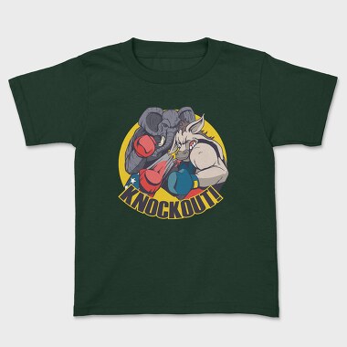 Elephant Donkey Knockout, Kids' T-Shirt