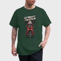 Master of Dirt Motocross Bike Kicking Up Dust, Unisex Men's T-Shirt