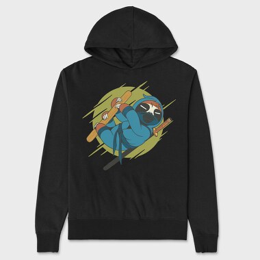 Sloth Ninja, Unisex Men's Hoodie