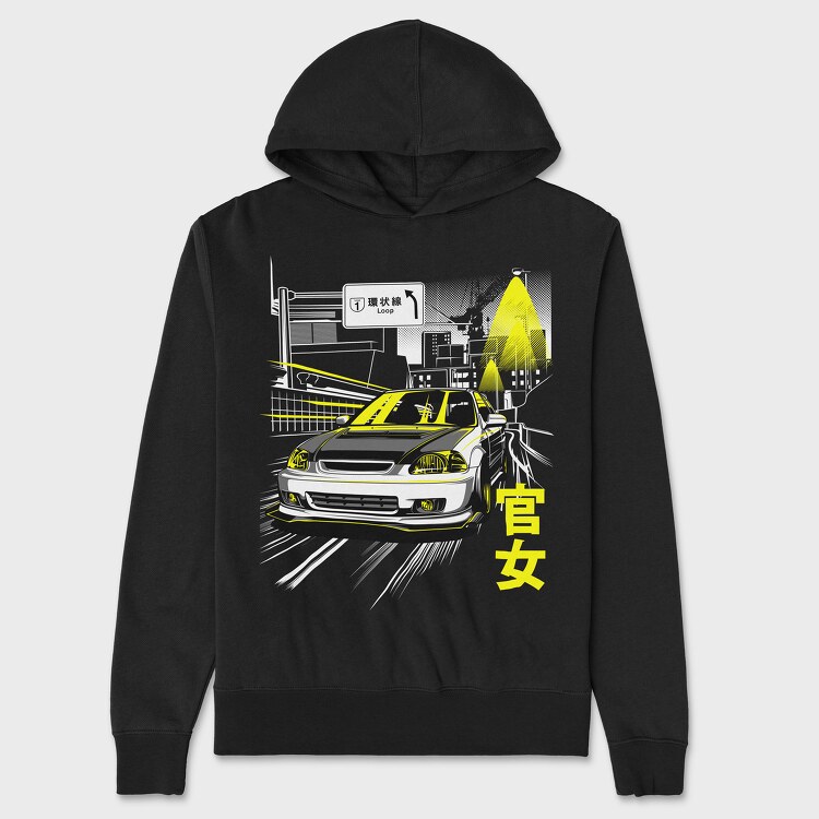 Kanjo, Unisex Men's Hoodie