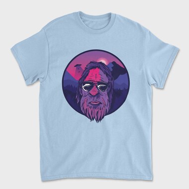 Bigfoot Landscape, Unisex Men's T-Shirt