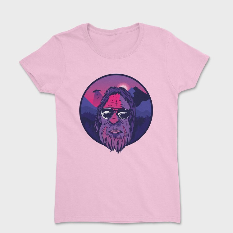 Bigfoot Landscape, Women's T-Shirt