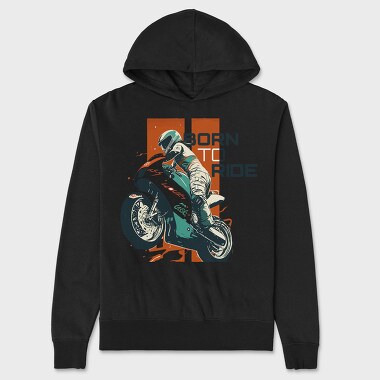 Motorcycle SportArt Japanese, Unisex Men's Hoodie