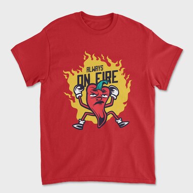 Chilli Angry, Unisex Men's T-Shirt