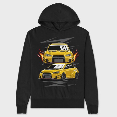 Unisex Men's Hoodie, Lancer Evo X Varis