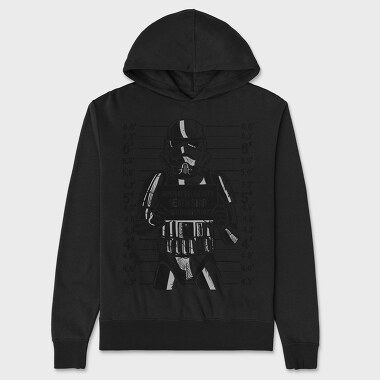 Stormtrooper Mugshot, Unisex Men's Hoodie