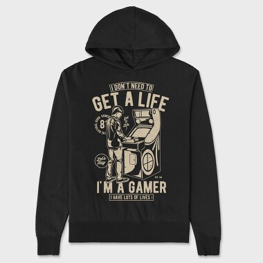 Унисекс Мъжко Суичър, Get A Life