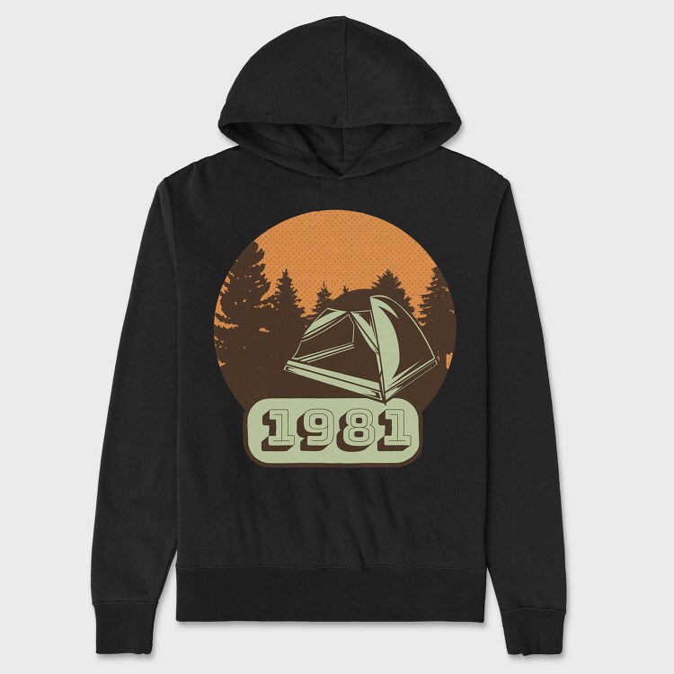 Hike 1981, Unisex Men's Hoodie