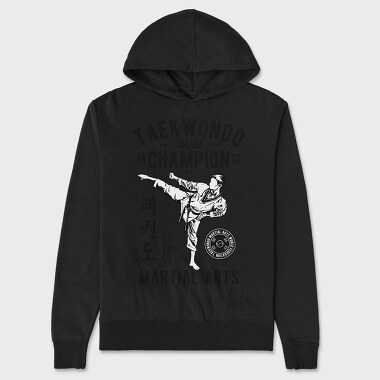Taekwondo World, Unisex Men's Hoodie