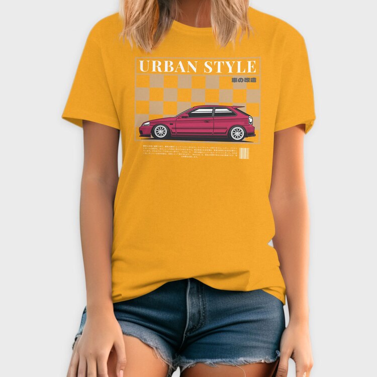 Riding in Style Motorcycle With Rider Artistic, Women's T-Shirt