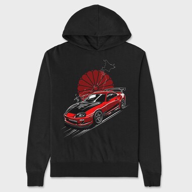 SUPRA JDM, Unisex Men's Hoodie