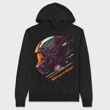 Road Warrior Motorcycle Design, Unisex Men's Hoodie