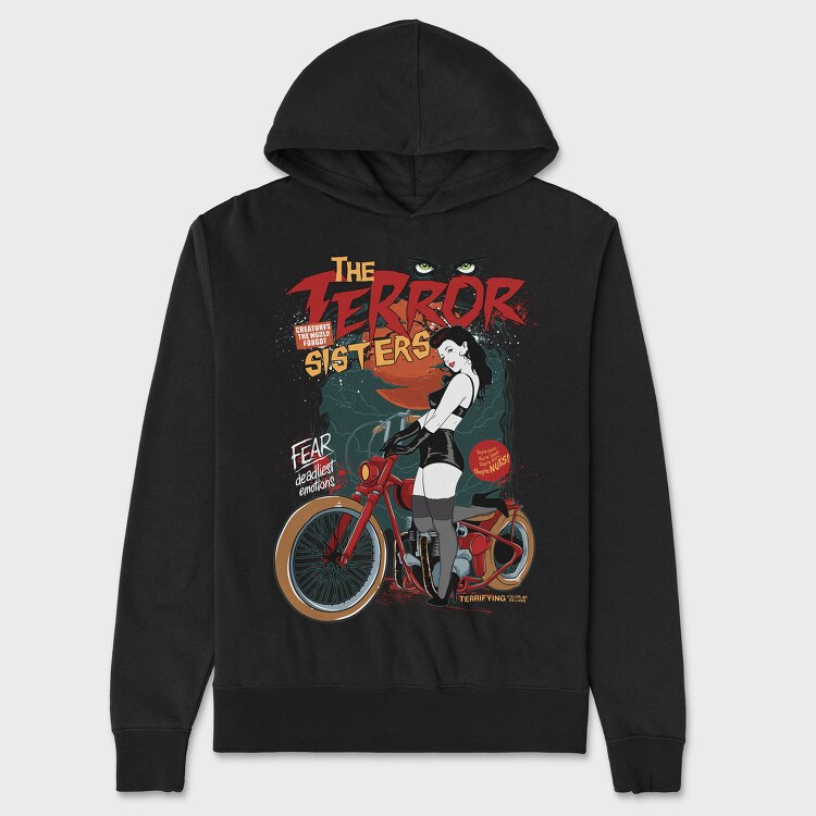 Terror Sisters, Unisex Men's Hoodie