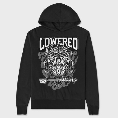 LOWERED LIFESTYLE, Unisex Men's Hoodie