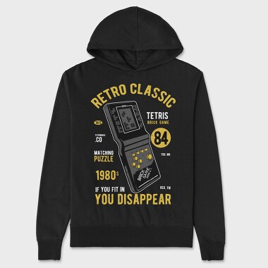 Унисекс Мъжко Суичър, Tetris Brick Game