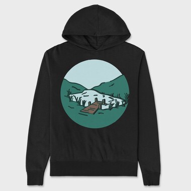 Nature Scenery, Unisex Men's Hoodie