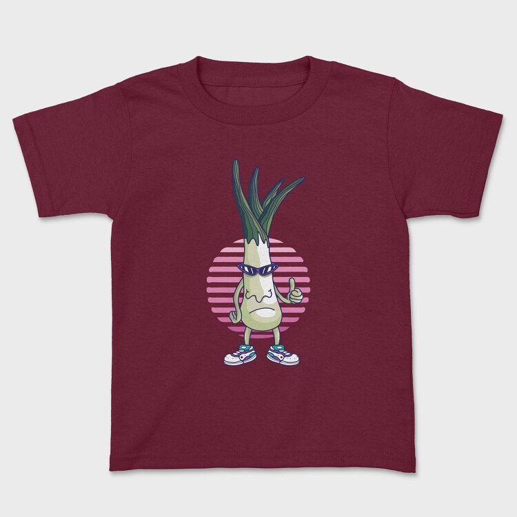 Funny Leek, Kids' T-Shirt