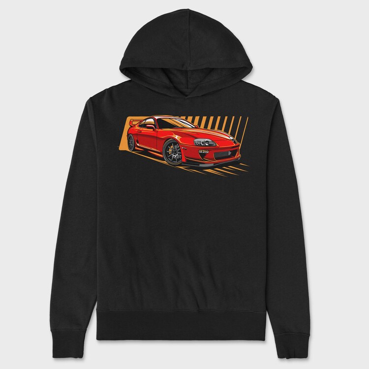 Supra MK4 Red, Unisex Men's Hoodie