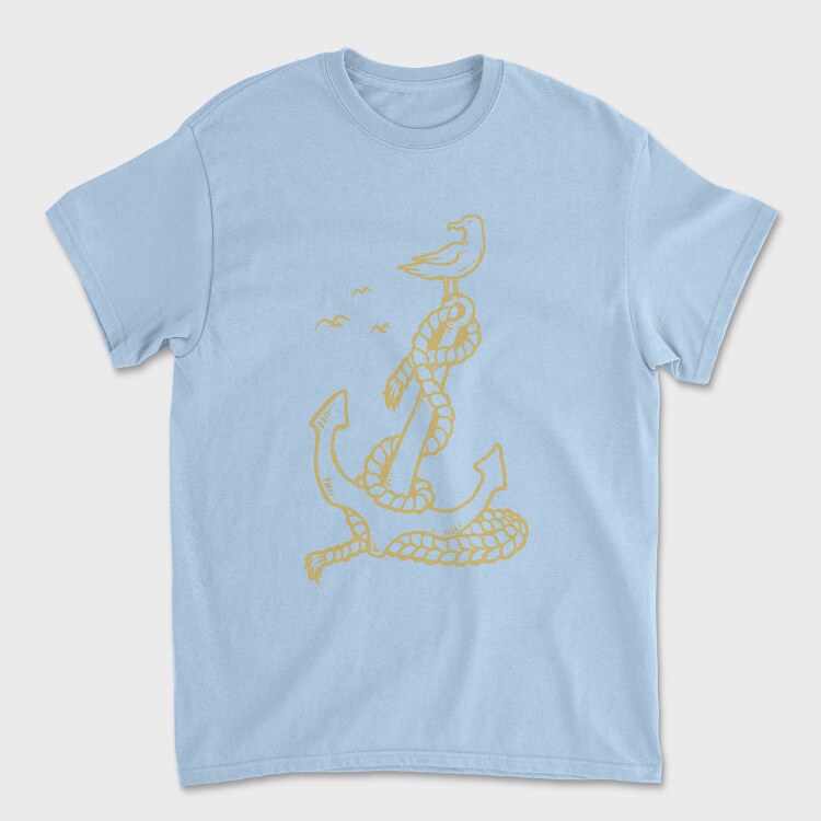 Tilted Racing Motorcycle Bike Life Cartoon, Унисекс Мъжка Тениска