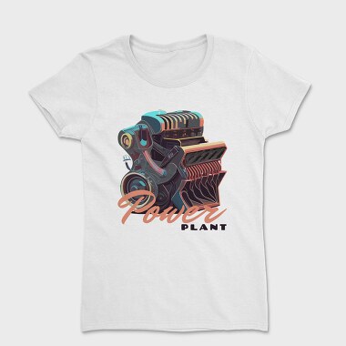 Car Engine Power Plant, Women's T-Shirt