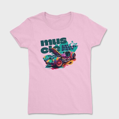 Car Modified Engine Colorful, Women's T-Shirt