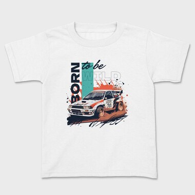 Car Rally Rally Competition Earth Japan, Kids' T-Shirt