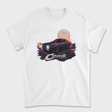Circuit Chaser Iconic Japanese Car Vaporwave, Unisex Men's T-Shirt