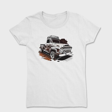 Дамска Тениска, Classic 4X4 Truck With Luxury Rims