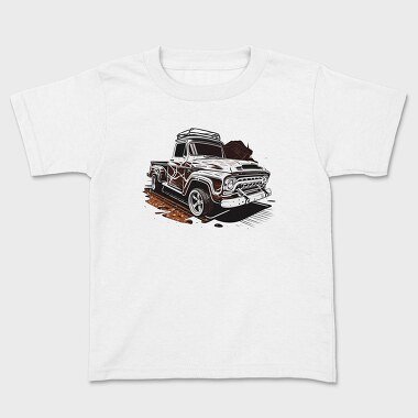 Classic 4X4 Truck With Luxury Rims, Kids' T-Shirt