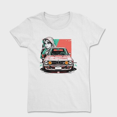 Classic Car Frontal Perspective, Women's T-Shirt