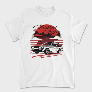 Classic Car MountainsClassic Charm, Unisex Men's T-Shirt