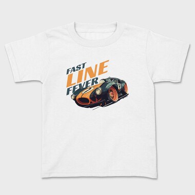Classic Racing Car Fast Line Fever, Kids' T-Shirt