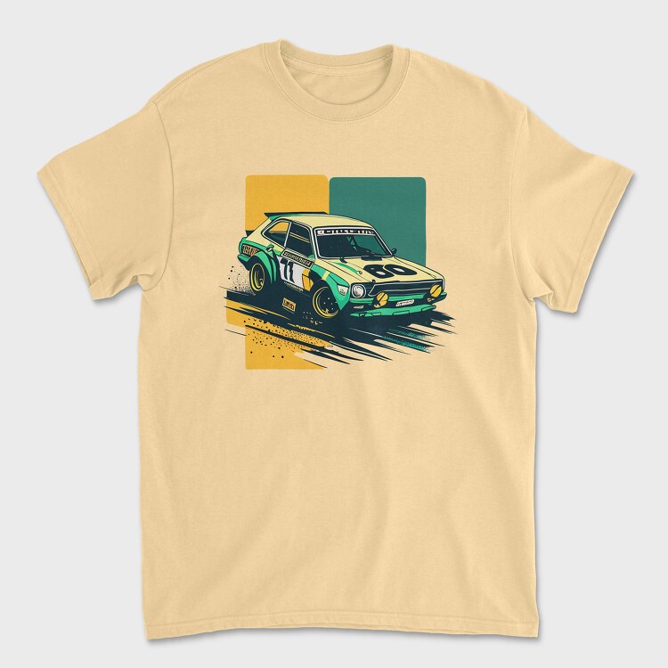 Classic Rally Racing Car, Unisex Men's T-Shirt