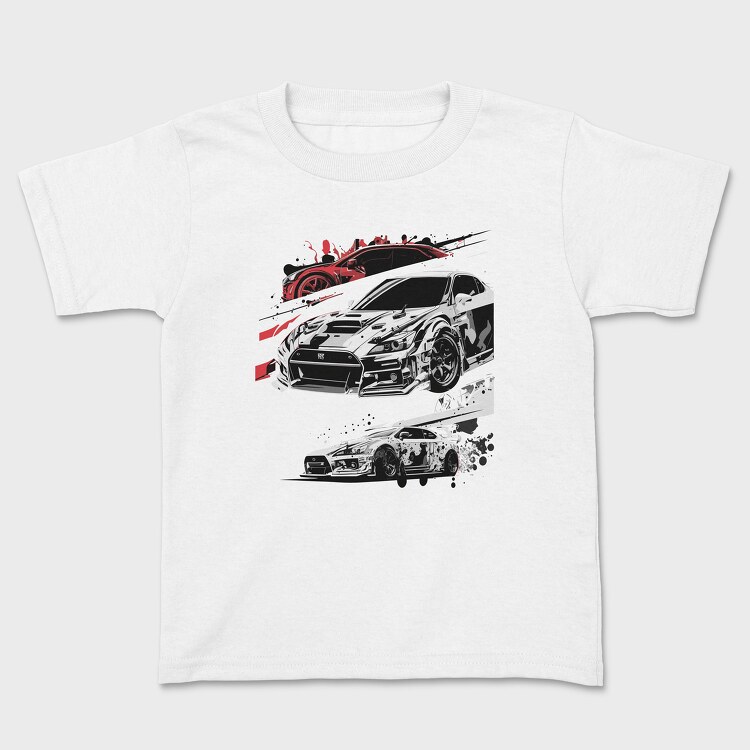 Custom Auto Japanese Perspectives, Kids' T-Shirt