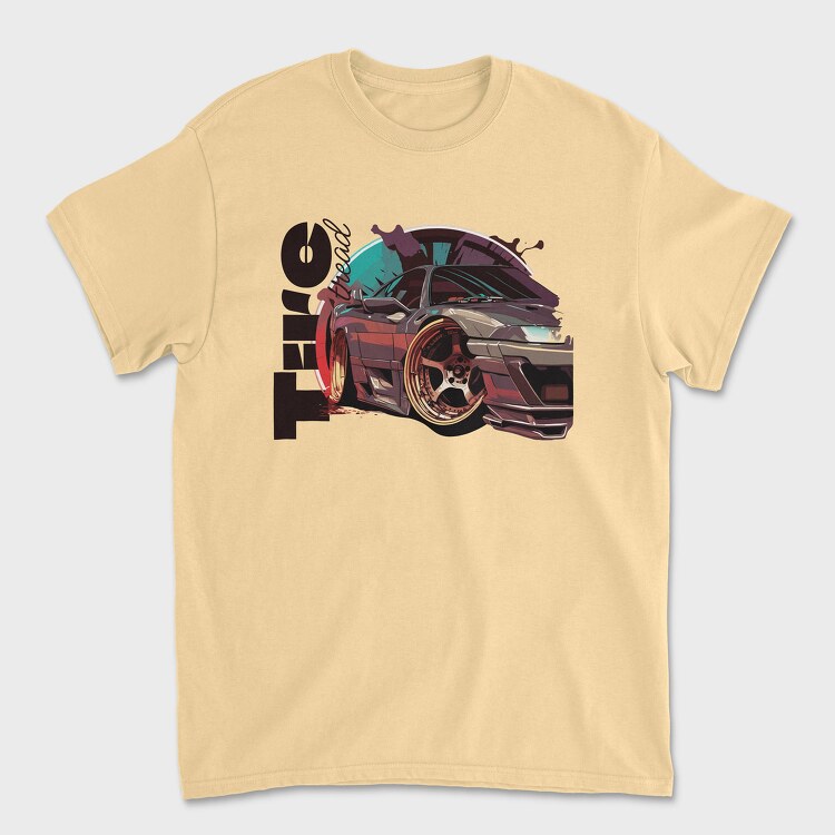 Custom Cars Luxe Wheels Tire Thread, Unisex Men's T-Shirt