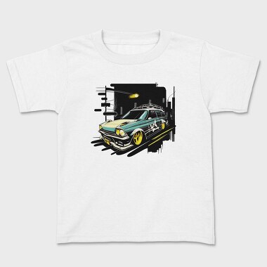 Custom Classic Car Night Hovering, Kids' T-Shirt