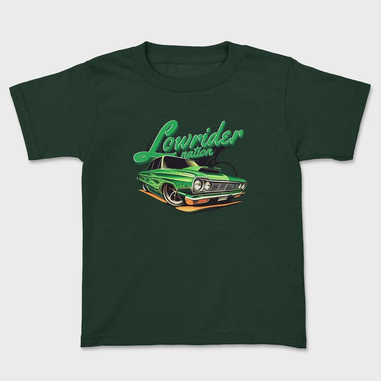Custom Lowrider Car Luxury Rims, Kids' T-Shirt