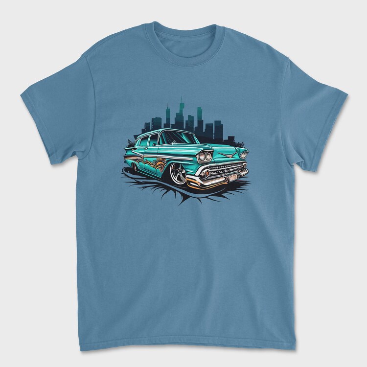 Custom Lowrider Car Wheels Luxury, Unisex Men's T-Shirt