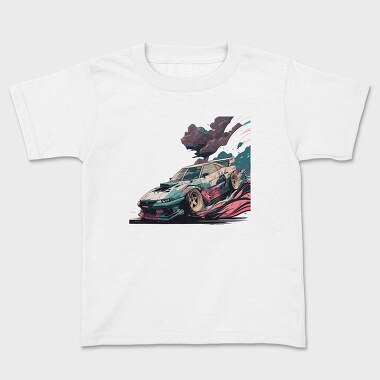 Customized Japanese Car Smoke Effects, Детска Тениска