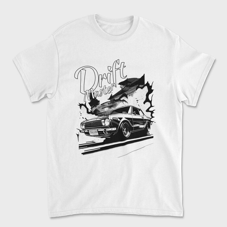Drift Master Car on China Highway Manga, Унисекс Мъжка Тениска