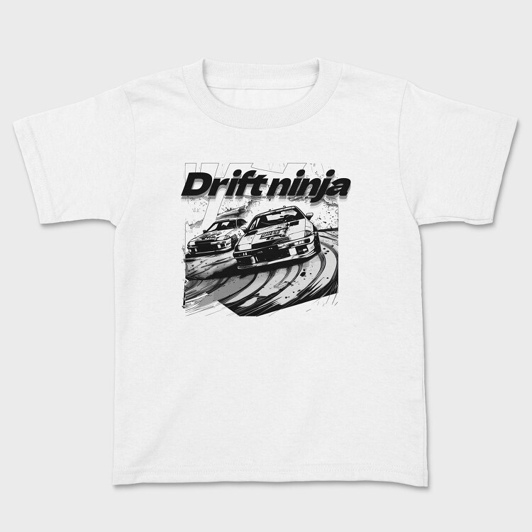 Drift Ninja Drift Racing Competition Cars, Детска Тениска